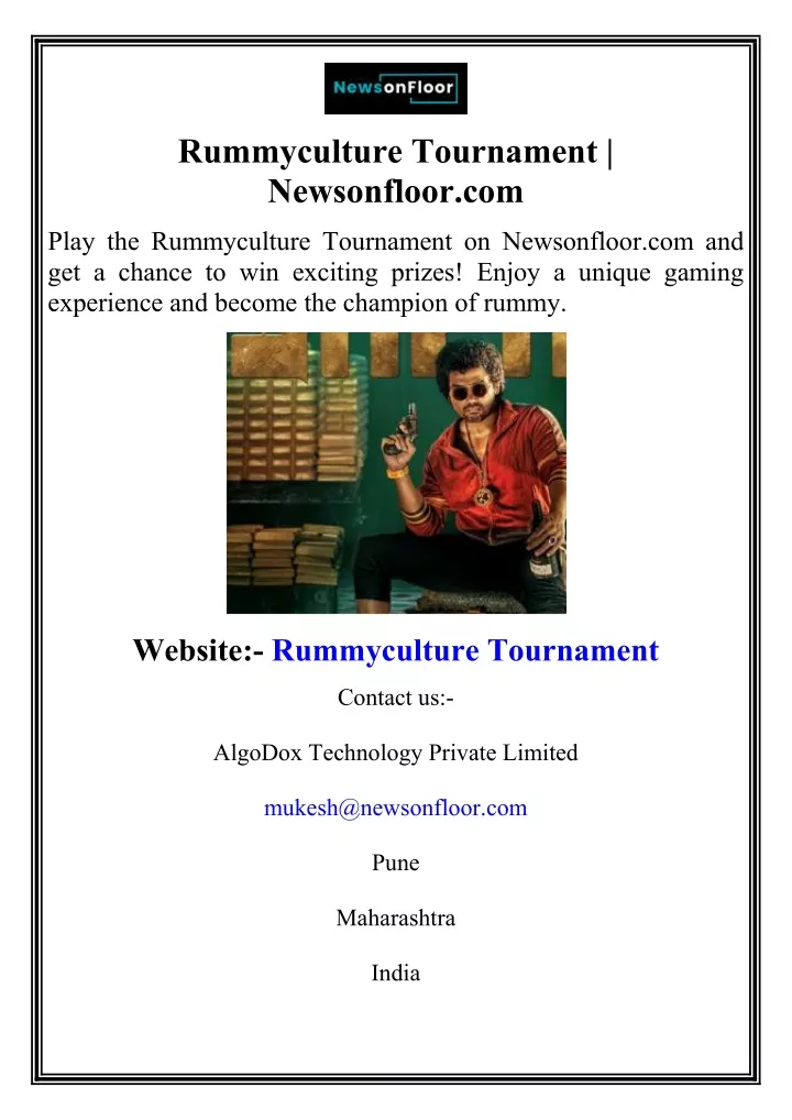 rummyculture tournament newsonfloor com