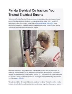 florida electrical contractors - slide 1