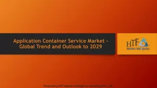application container service market global trend