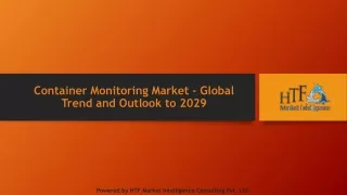 container monitoring market global trend