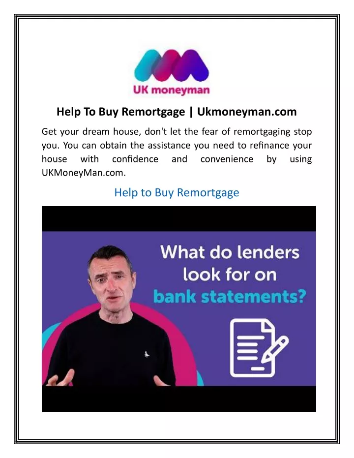 help to buy remortgage ukmoneyman com