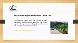 Tampa Landscapers Professional - Nslcd