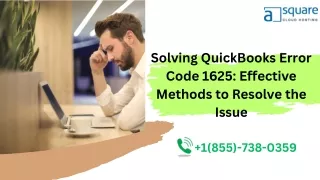 What is QuickBooks Error Message 1625? Simple Solutions
