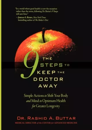 [PDF READ ONLINE] The 9 Steps to Keep the Doctor Away: Simple Actions to Shift Your Body and