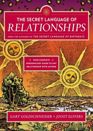 $PDF$/READ/DOWNLOAD The Secret Language of Relationships: Your Complete Personology Guide to Any