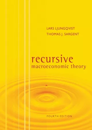 Download Book [PDF] Recursive Macroeconomic Theory, fourth edition (Mit Press)