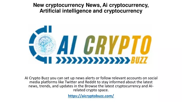 new cryptocurrency news ai cryptocurrency