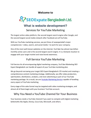 Youtube Marketing Service  SEO Expert Bangladesh LTD