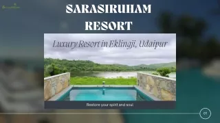 Luxury Resort in Eklingji - Sarasiruham Resort
