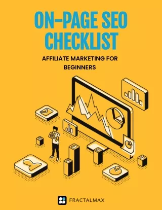 Guide: Affiliate Marketing For Beginners - On-page SEO Checklist
