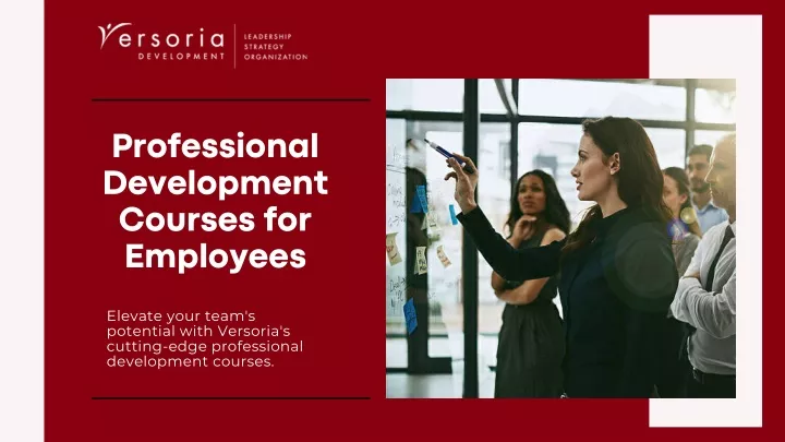 professional development courses for employees