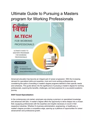 ultimate guide to pursuing a masters program