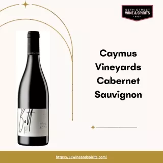 caymus vineyards cabernet sauvignon