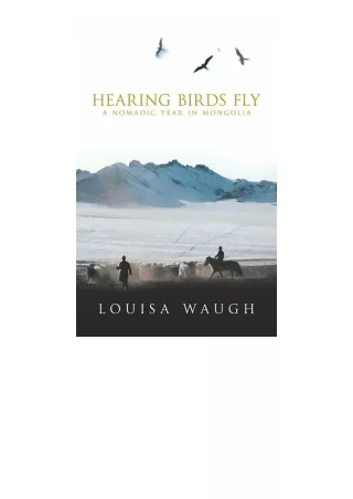 Kindle online PDF Hearing Birds Fly full