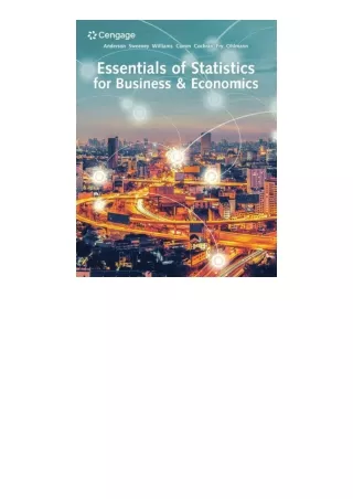 Download PDF Essentials Of Statistics For Business And Economics free acces