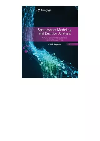 Download Spreadsheet Modeling And Decision Analysis A Practical Introduction To