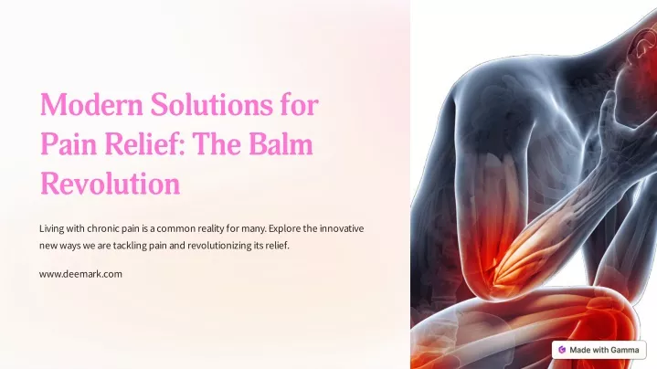modern solutions for pain relief the balm