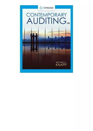 Ebook download Contemporary Auditing for android