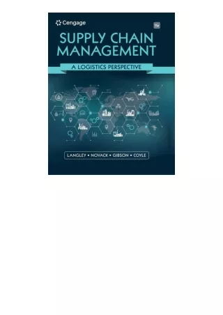 Download Supply Chain Management A Logistics Perspective unlimited