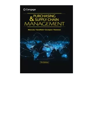Ebook download Purchasing And Supply Chain Management unlimited