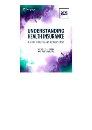 PDF read online Student Workbook For Greens Understanding Health Insurance A Gui