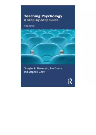 Ebook download Teaching Psychology A Stepbystep Guide for android