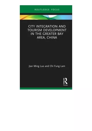 Download PDF City Integration And Tourism Development In The Greater Bay Area Ch