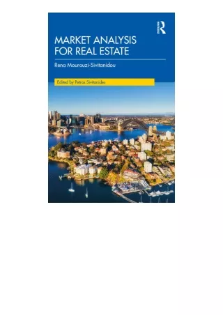 PDF read online Market Analysis For Real Estate free acces