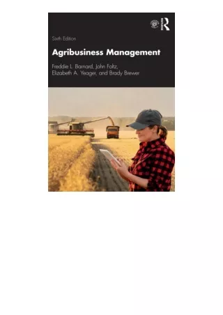 Download Agribusiness Management free acces