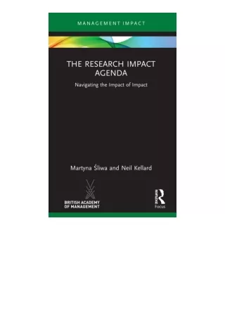 Ebook download The Research Impact Agenda Management Impact for android