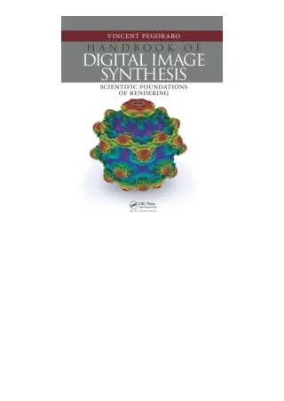 PDF read online Handbook Of Digital Image Synthesis Scientific Foundations Of Re