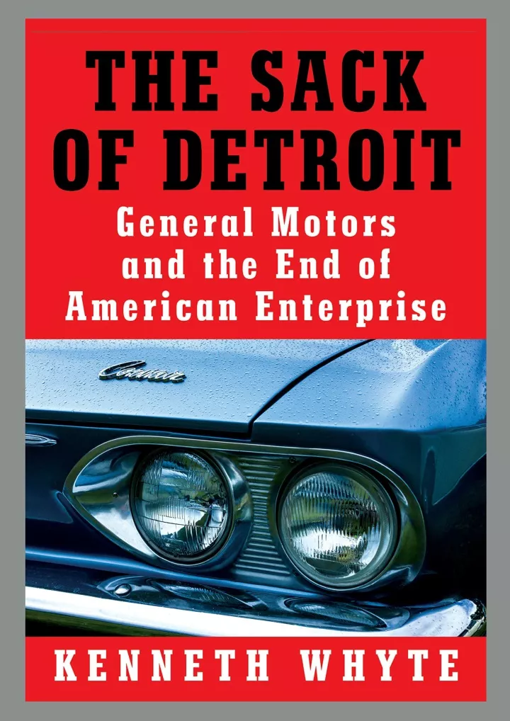 the sack of detroit general motors