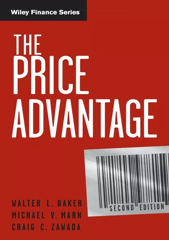 the price advantage 2nd edition download pdf read