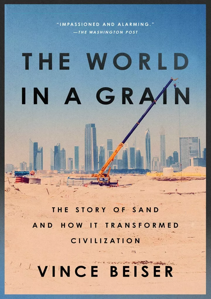 the world in a grain the story of sand