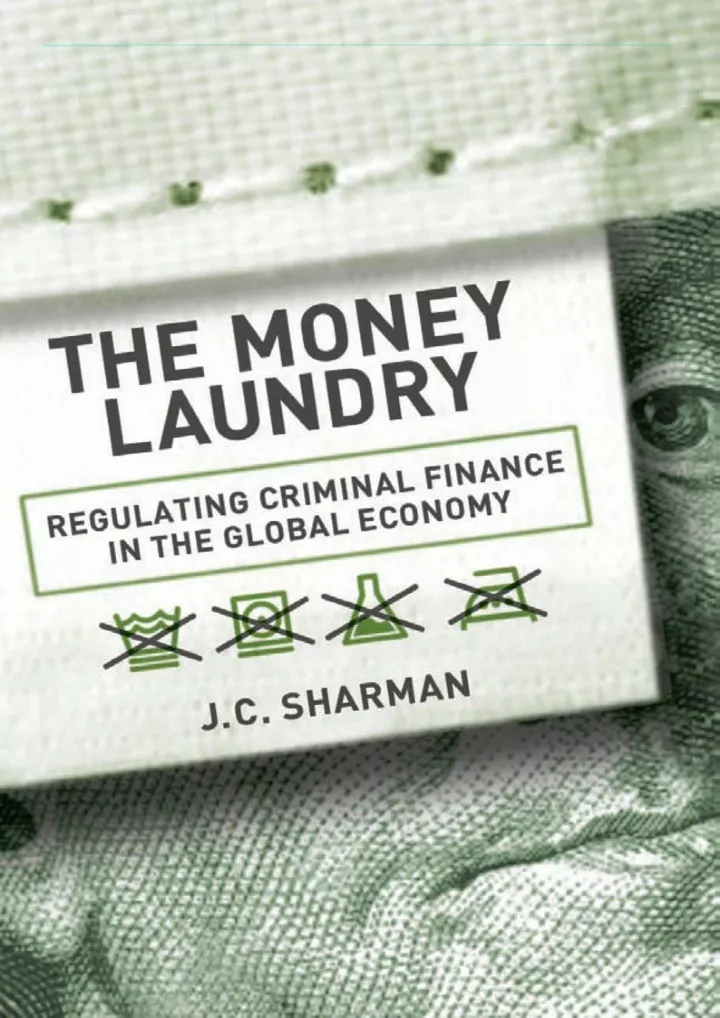 the money laundry regulating criminal finance