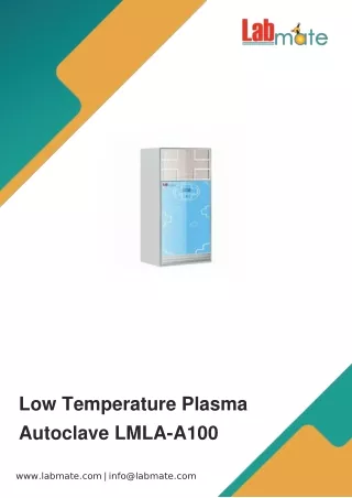 Low-Temperature-Plasma-Autoclave