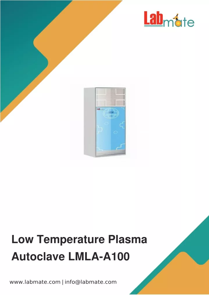 low temperature plasma autoclave lmla a100