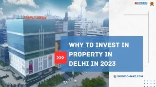 Why To Invest in Property in Delhi in 2023