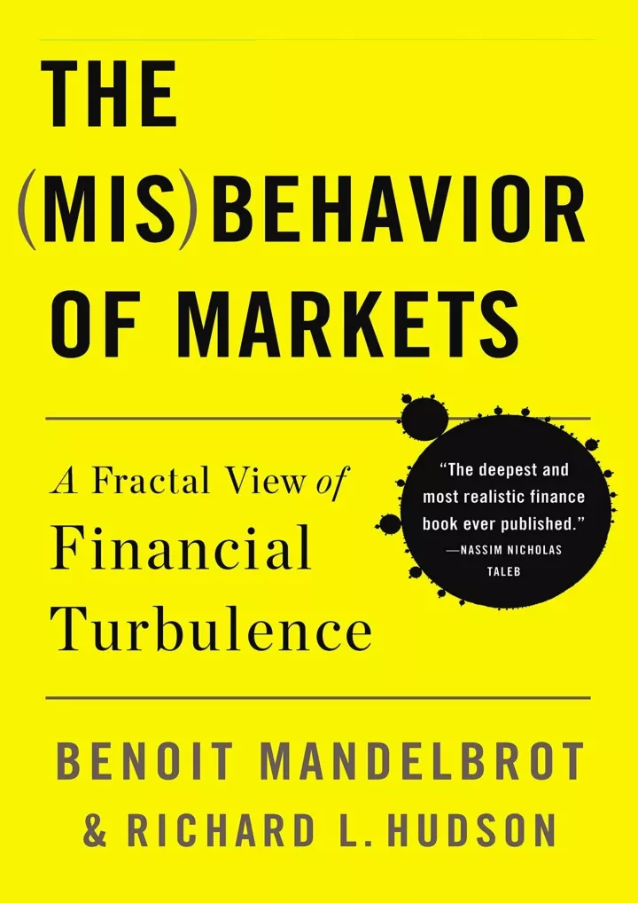 the misbehavior of markets a fractal view