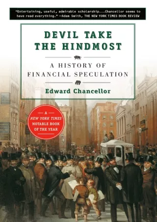 EPUB DOWNLOAD Devil Take the Hindmost: A History of Financial Speculation downlo