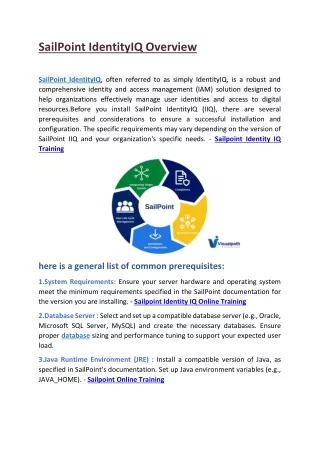sailpoint identityiq overview