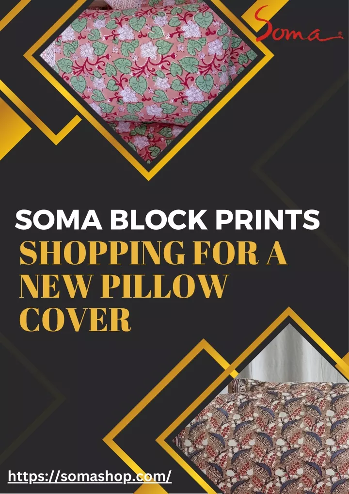 soma block prints shopping for a new pillow cover