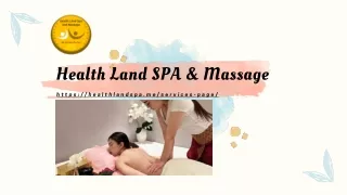 Full Massage Service In Dubai  Healthlandspa.me.