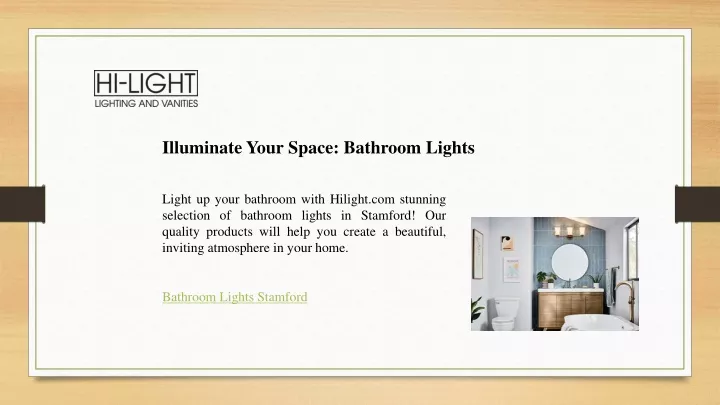 illuminate your space bathroom lights