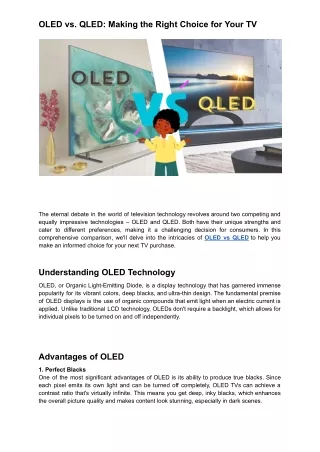 OLED vs. QLED_ Making the Right Choice for Your TV