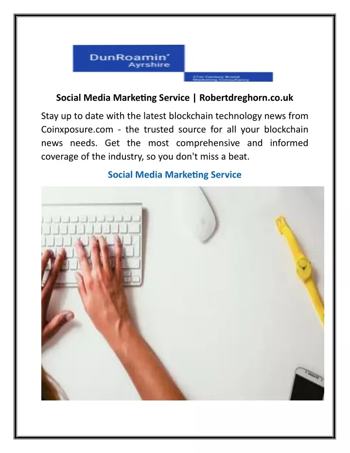 social media marketing service robertdreghorn