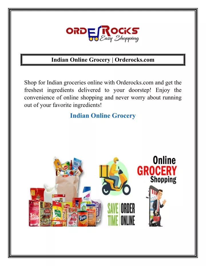 indian online grocery orderocks com