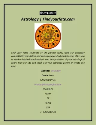astrology findyourfate com