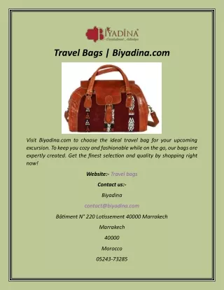 travel bags biyadina com