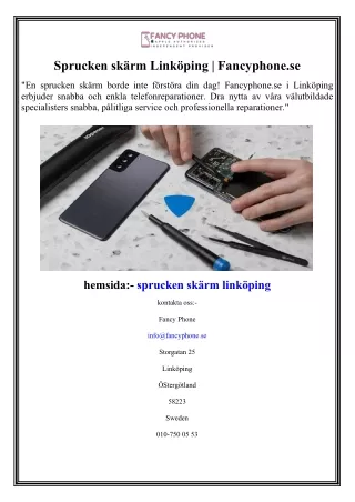 sprucken sk rm link ping fancyphone se